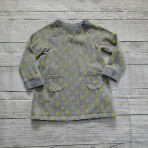 3/4 Mini Boden Polka Dot Sweatshirt Dress